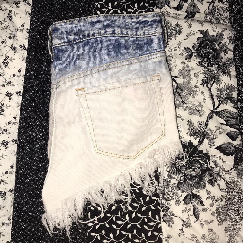 PACSUN Bullhead distressed dipped shorts
